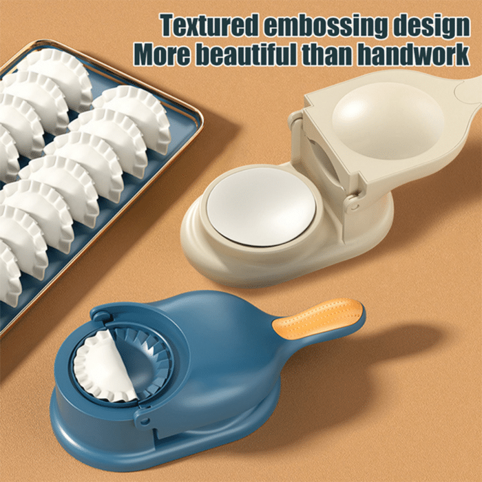 2-in-1 Dumpling Wrapper Tool Food Grade Manual Dumpling Wrapper Mold Labor-saving Baking Pastry